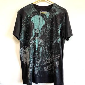 Vintage Ranger Up "May No Soldier Walk Alone" T-shirt Size Large